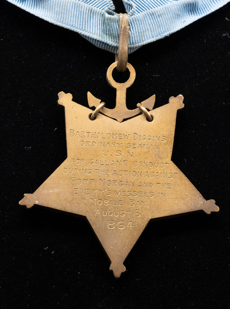 Bartholomew Diggins Medal of Honor - Reverse